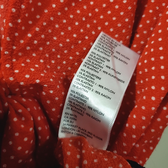 Free People - Uptown Girl Polka Dot and Lace Bodysuit - Size XS - Picture 10 of 10